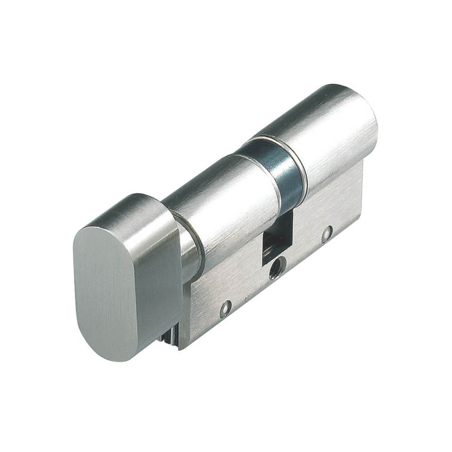 Cisa  Astral S Series 10-Pin Euro Cylinder & Thumbturn 50-50 (100mm) Nickel-Plated - Image 2
