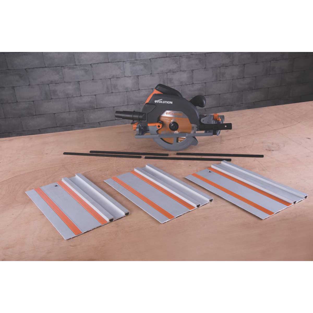 Evolution Circular Saw And Track Electric R185CCSX Multi Material 185mm 1600W - Image 1