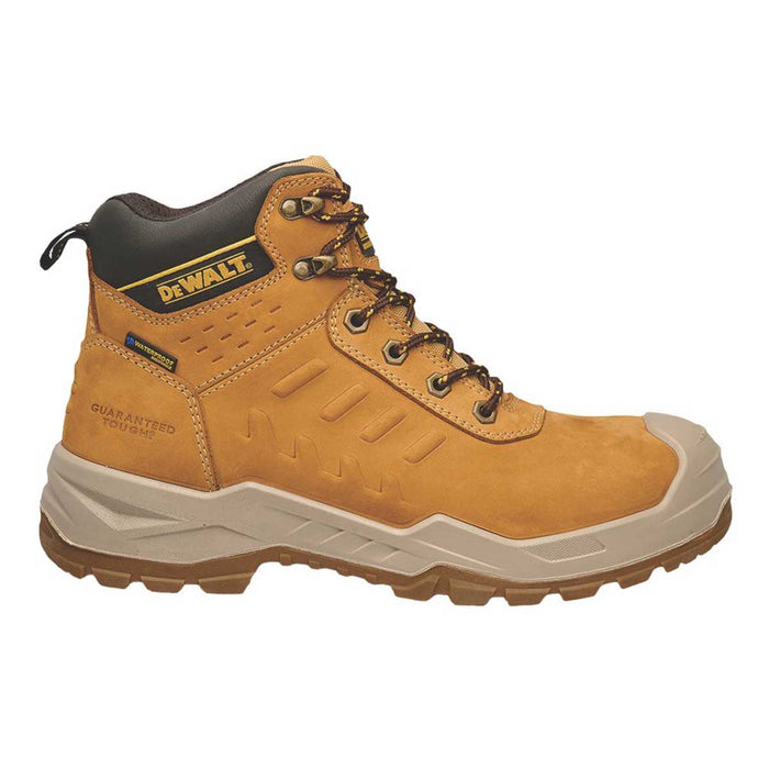 DeWalt Safety Boots Mens Standard Fit Wheat Leather Waterproof Steel Toe Size 8 - Image 2