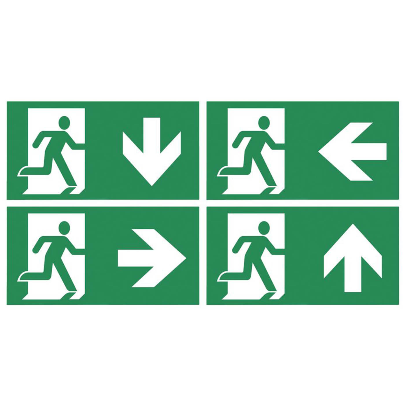 Brackenheath LED Exit Sign Ultra Slim Hanging Surface-Mounted 220mm x 300mm - Image 2