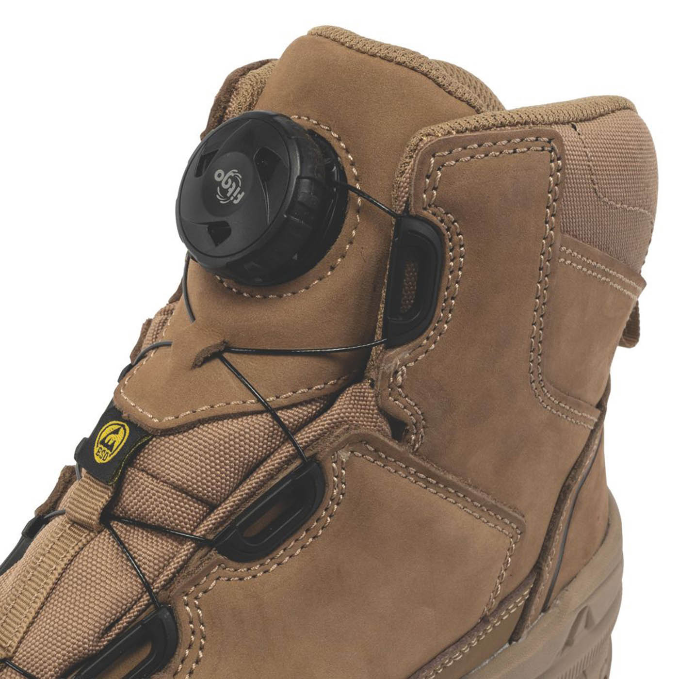 Apache Safety Boots Mens Standard Fit Brown Waterproof Shoes Steel Toe Size 13 - Image 3