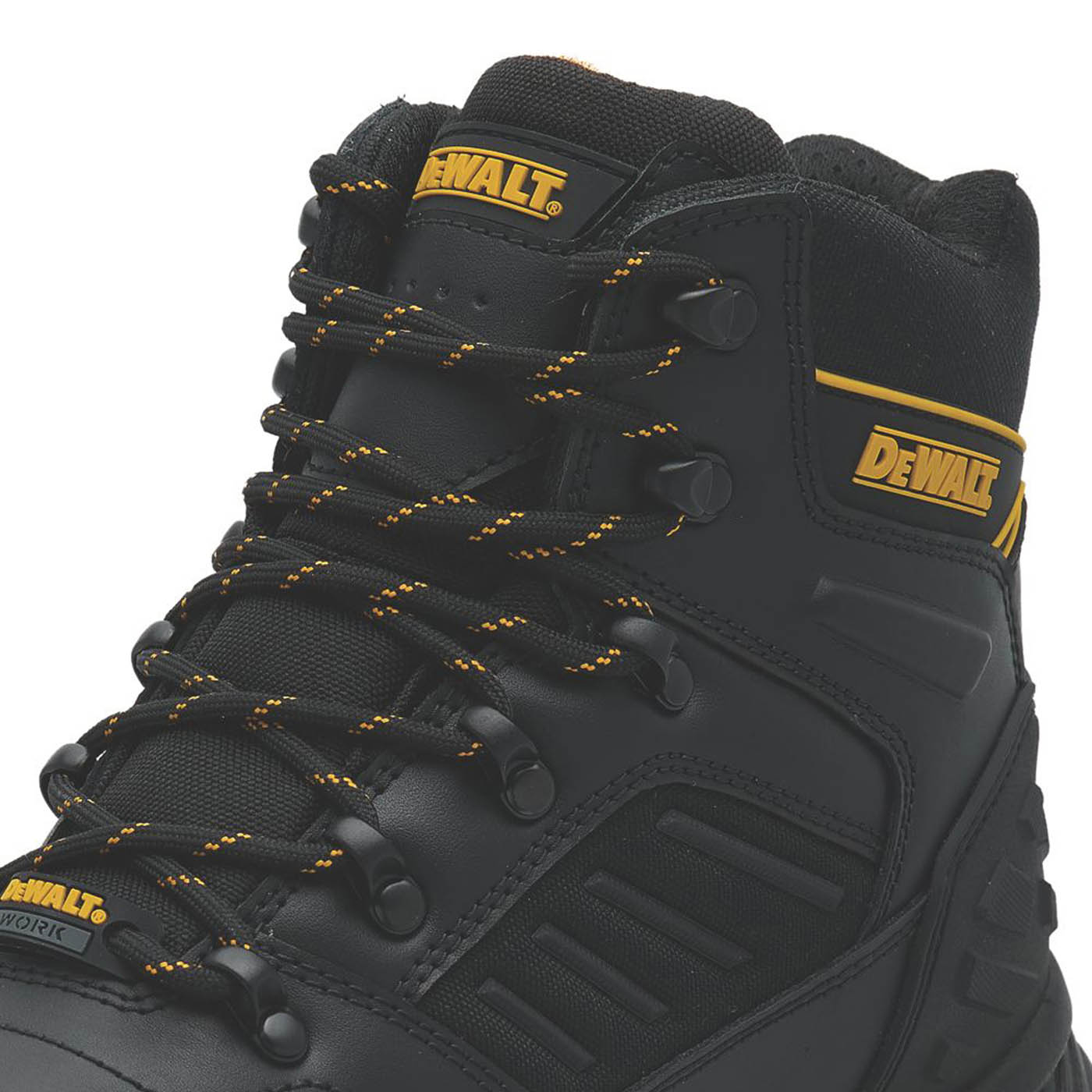 DeWalt Safety Boots Mens Wide Fit Black Waterproof Work Shoes Steel Toe Size 9 - Image 6