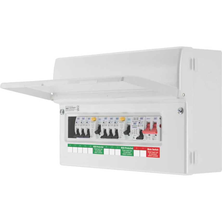 BG Fortress 16-Module 8-Way Populated High Integrity Main Switch Consumer Unit - Image 1