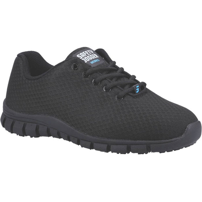 Safety Trainers Unisex Standard Fit Black Breathable Lightweight Shoes Size 11 - Image 2