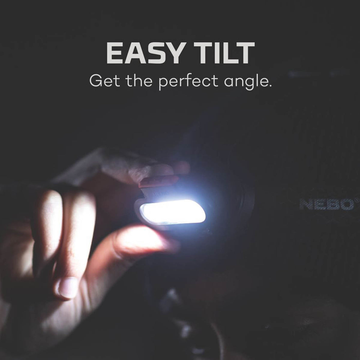 Nebo LED Headlamp Torch Einstein Flex 1500 Rechargeable Powerful Black 1500lm - Image 4