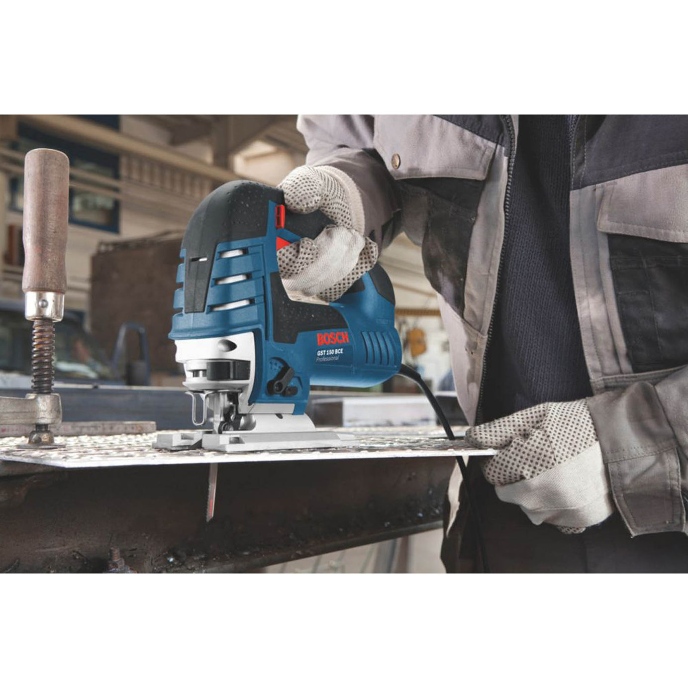 Bosch Jigsaw Electric GST150BCE Variable Speed Soft Grip Powerful Compact 780W - Image 4