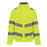 Hi-Vis Jacket Yellow Reflective Safety Mens Waterproof Zip Small 37.5" Chest - Image 1