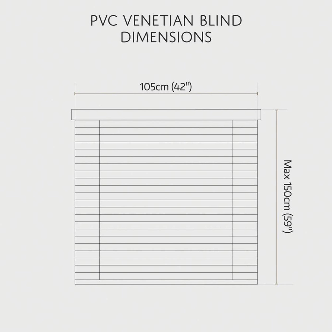 Renaissance Venetian  Blind Black 105cm x 150cm Drop - Image 3