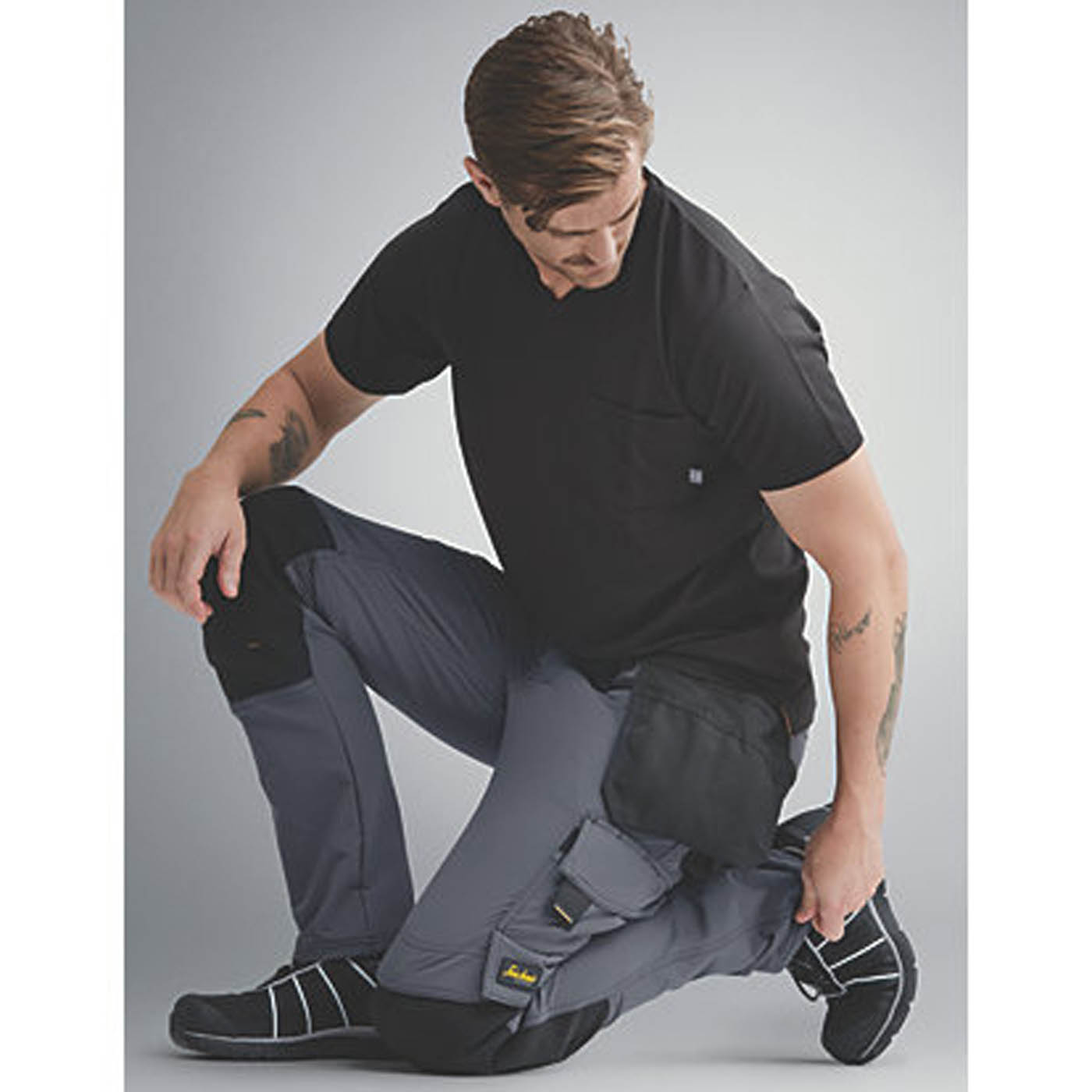 Snickers 6271 Work Trousers Black 30" W 30" L - Image 7