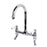 Kitchen Sink Mixer Tap Dual Flow Double Lever Swivel Spout Deck Chrome 7bar - Image 1