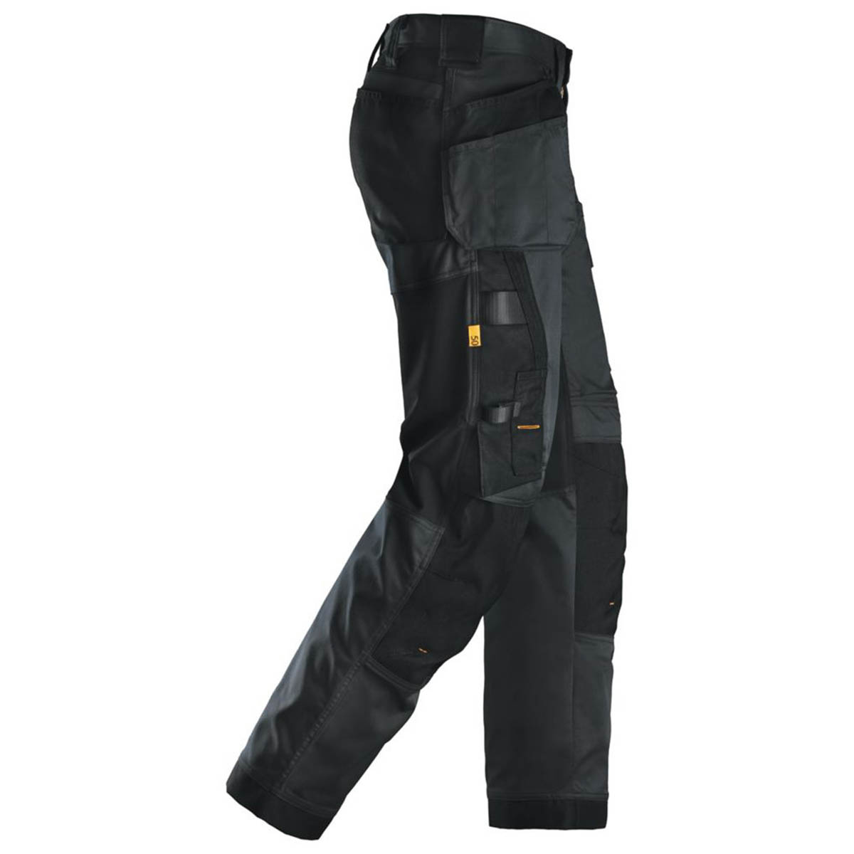 Snickers Mens Work Trousers 6251 Stretch Black Relaxed Multi Pockets 33" W 32" L - Image 5