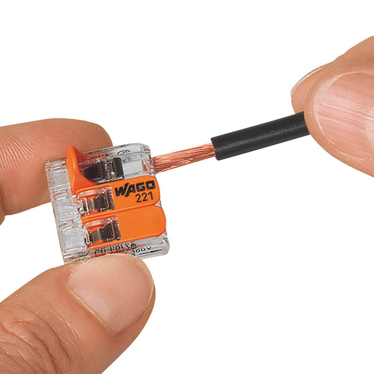 Wago  32A 3-Way Lever Connector 50 Pack - Image 4