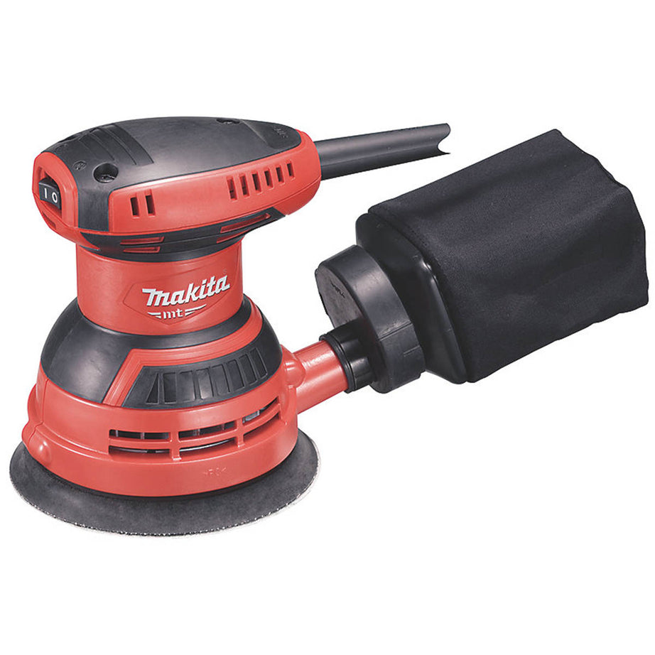 Makita Random Orbit Sander Electric M9204 Soft Grip 125mm Ergonomic Compact 240W - Image 1