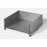 Essentials Drawer Box Deep Bi Material Matt Grey Soft Close Slimline Sides 500mm - Image 1