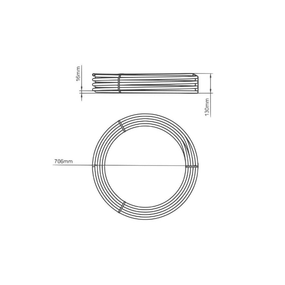 Warmup  Compression/Press-Fit/Push-Fit PE-RT Pipe 16mm x 100m - Image 6