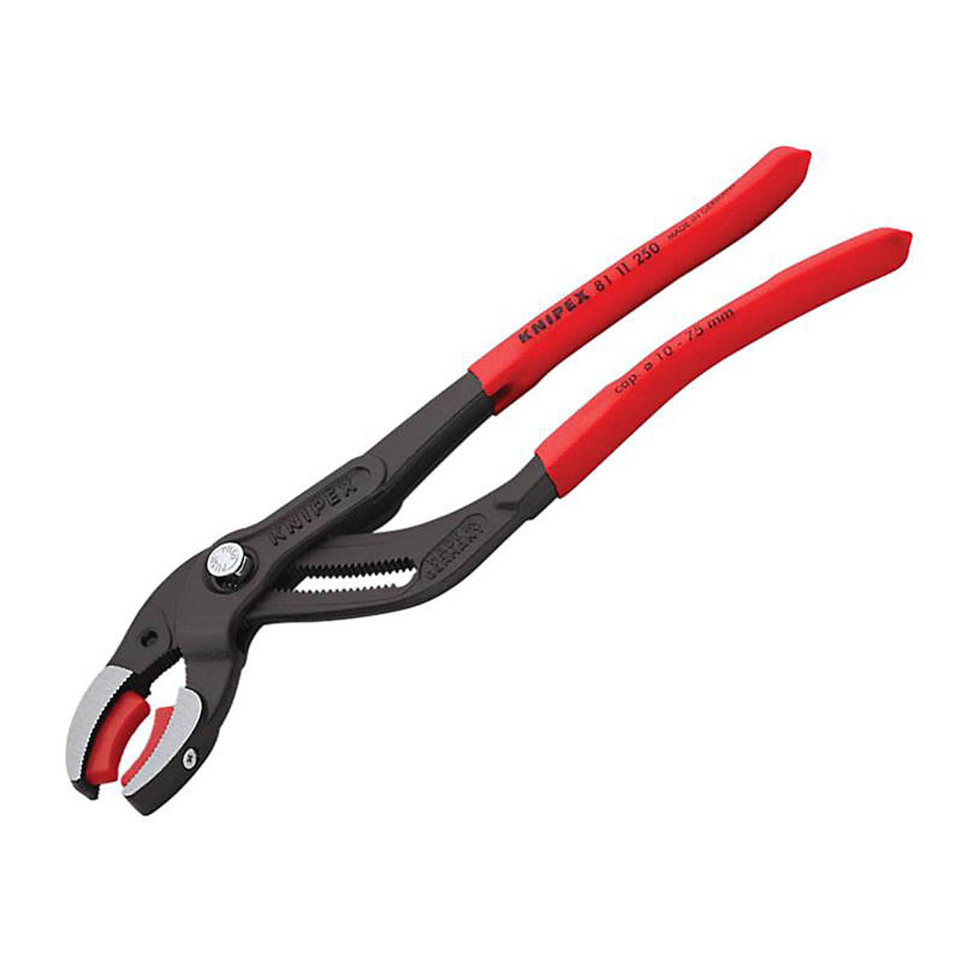 Knipex Pliers Pipe Connection Plastic Jaws Heavy Duty Cutter Non-Slip 250mm - Image 1