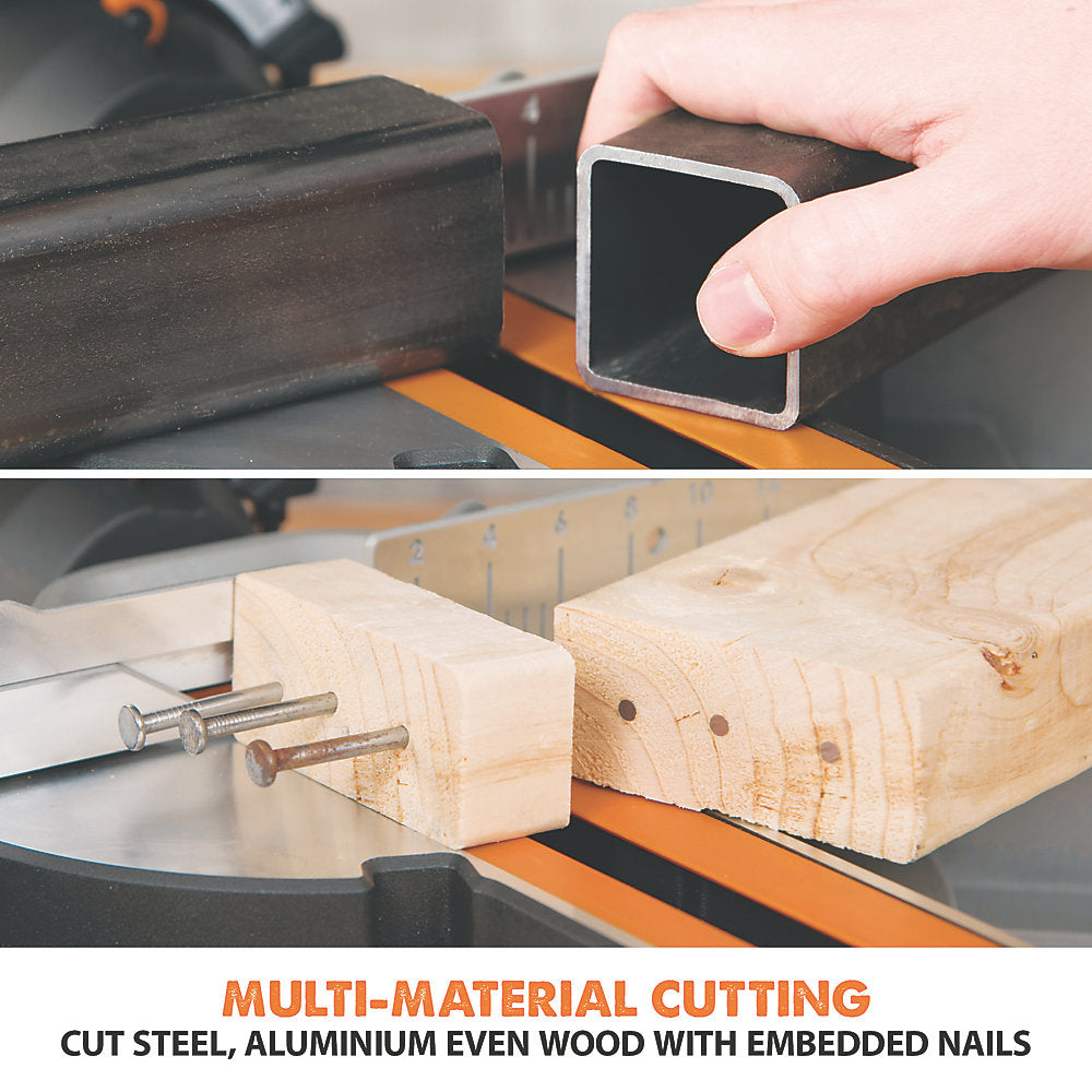Evolution Mitre Saw Compound R210SMS Corded Electric Single-Bevel Sliding 1500W - Image 2