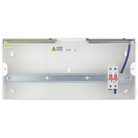 British General Consumer Unit Main Switch 22 Module 20 Way Part-Populated IP2XC - Image 2