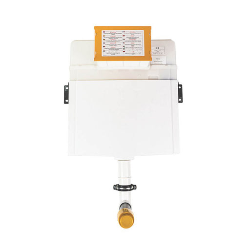 Fluidmaster Cistern Dual Flush 9Ltr Slim Concealed T02-0130-0240 Insulated White - Image 1