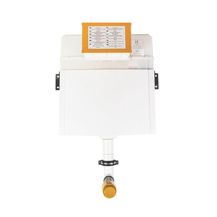 Fluidmaster Cistern Dual Flush 9Ltr Slim Concealed T02-0130-0240 Insulated White - Image 1