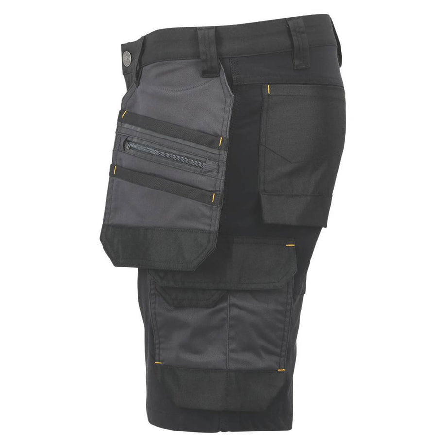 Site Mens Work Shorts Brochman Black Grey Holster Pockets Slim Fit 30" W - Image 5