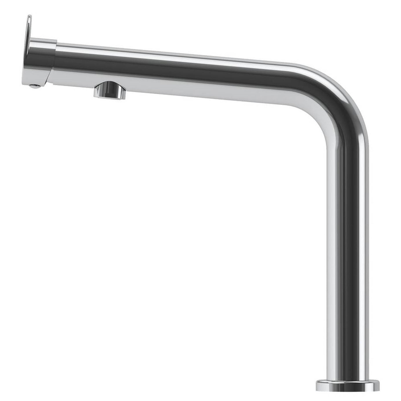 Cascabel Mono Mixer Tap Chrome Single Lever Control Modern (H)218 mm - Image 4