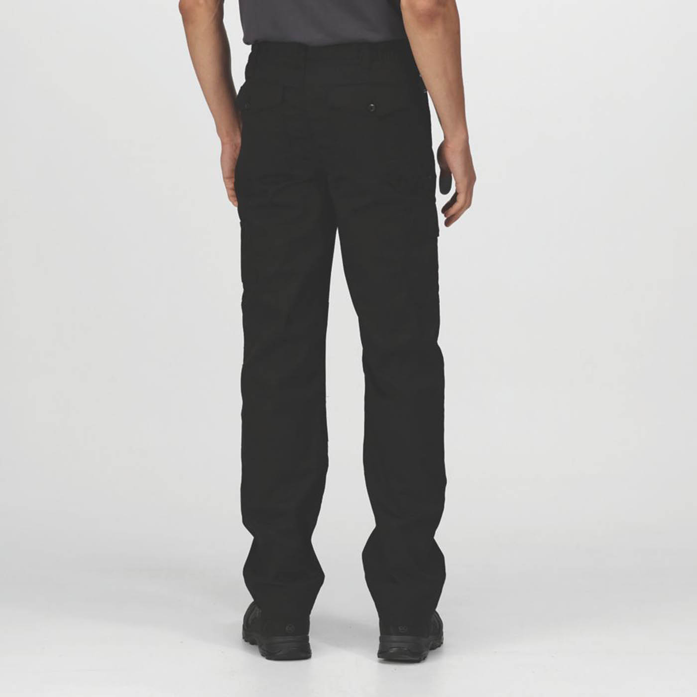 Regatta Pro Mens Work Trousers Black Cargo Classic Fit Multi Pockets 32" W 33" L - Image 4