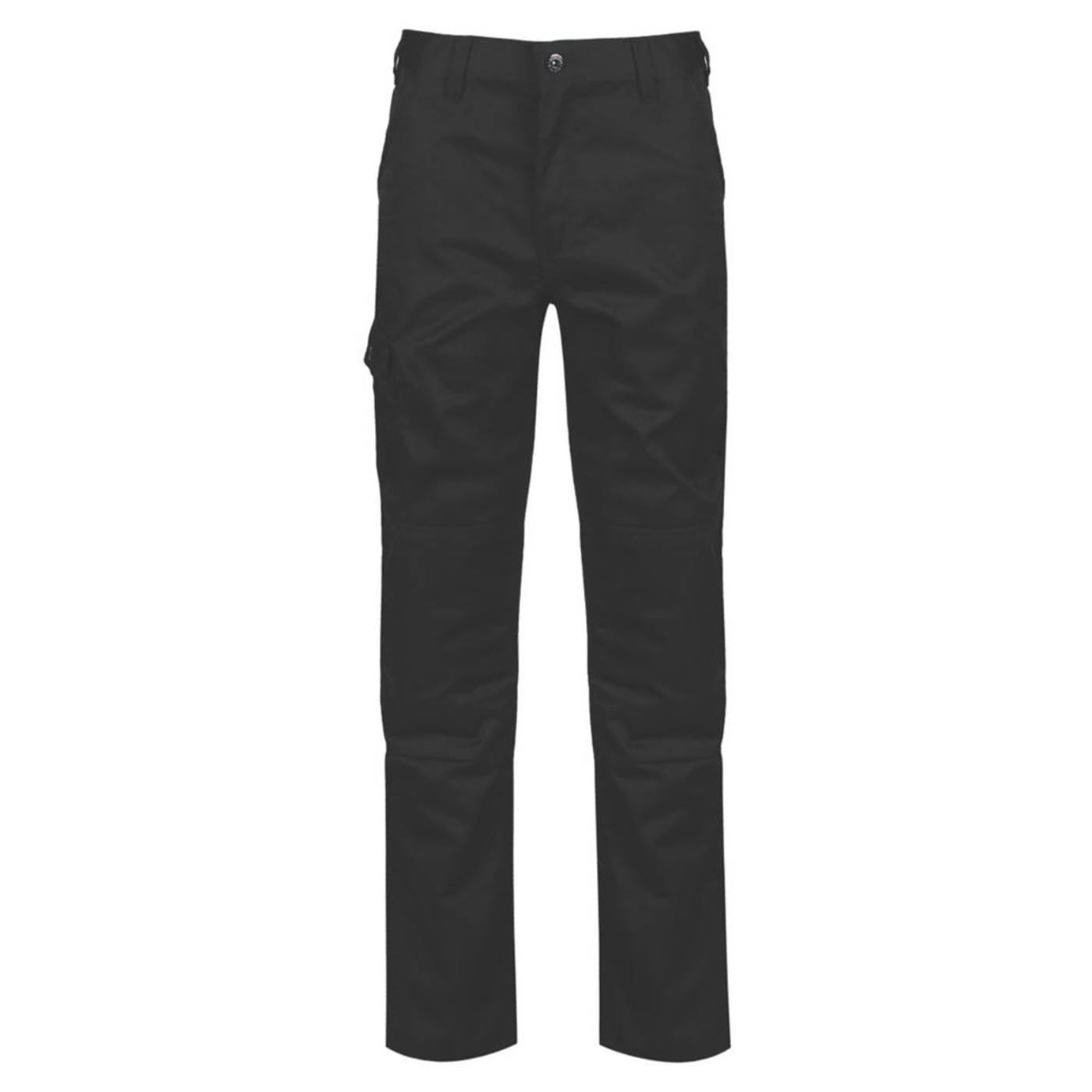 Regatta Work Trousers Mens Pro Cargo Classic Fit Black Multi Pockets 46W 33L - Image 1