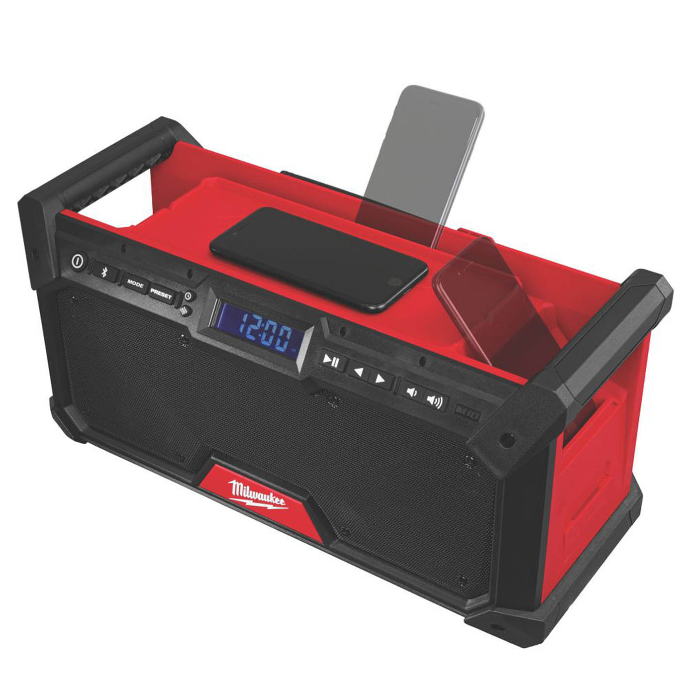 Milwaukee Site Radio Cordless 18V Li-Ion M18RADDAB+G2-0 Dual Speakers Body Only - Image 4