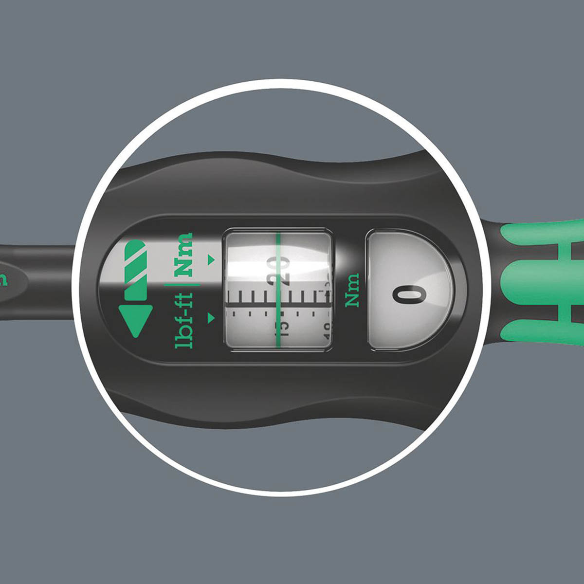 Wera Adjustable Torque Wrench Click-Torque C4 Ergonomic Soft-Grip 1/2" x 24.4" - Image 3