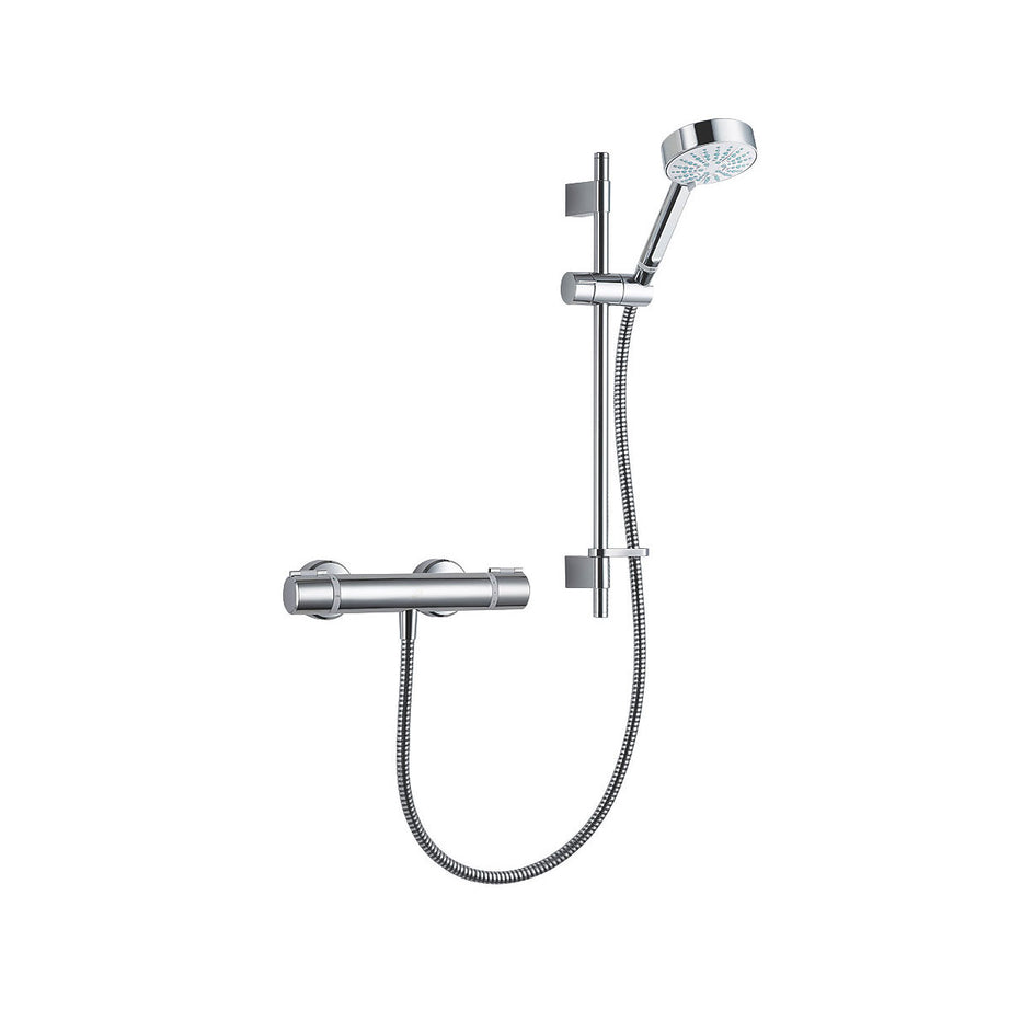 Mira Mixer Shower Thermostatic Atom EV Chrome Rear-Fed Exposed 4-Spray Pattern - Image 1