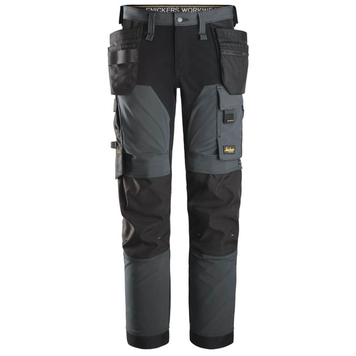 Snickers Work Trousers Mens Slim Fit Grey Stretch Multi Pockets Cargo 33W 30L - Image 1