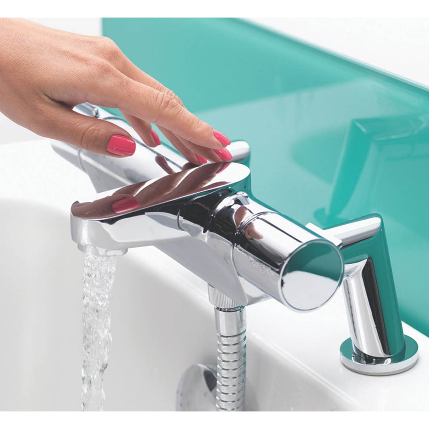 Aqualisa Thermostatic Shower Mixer Bathroom Exposed Chrome 4 Spray Pattern - Image 2