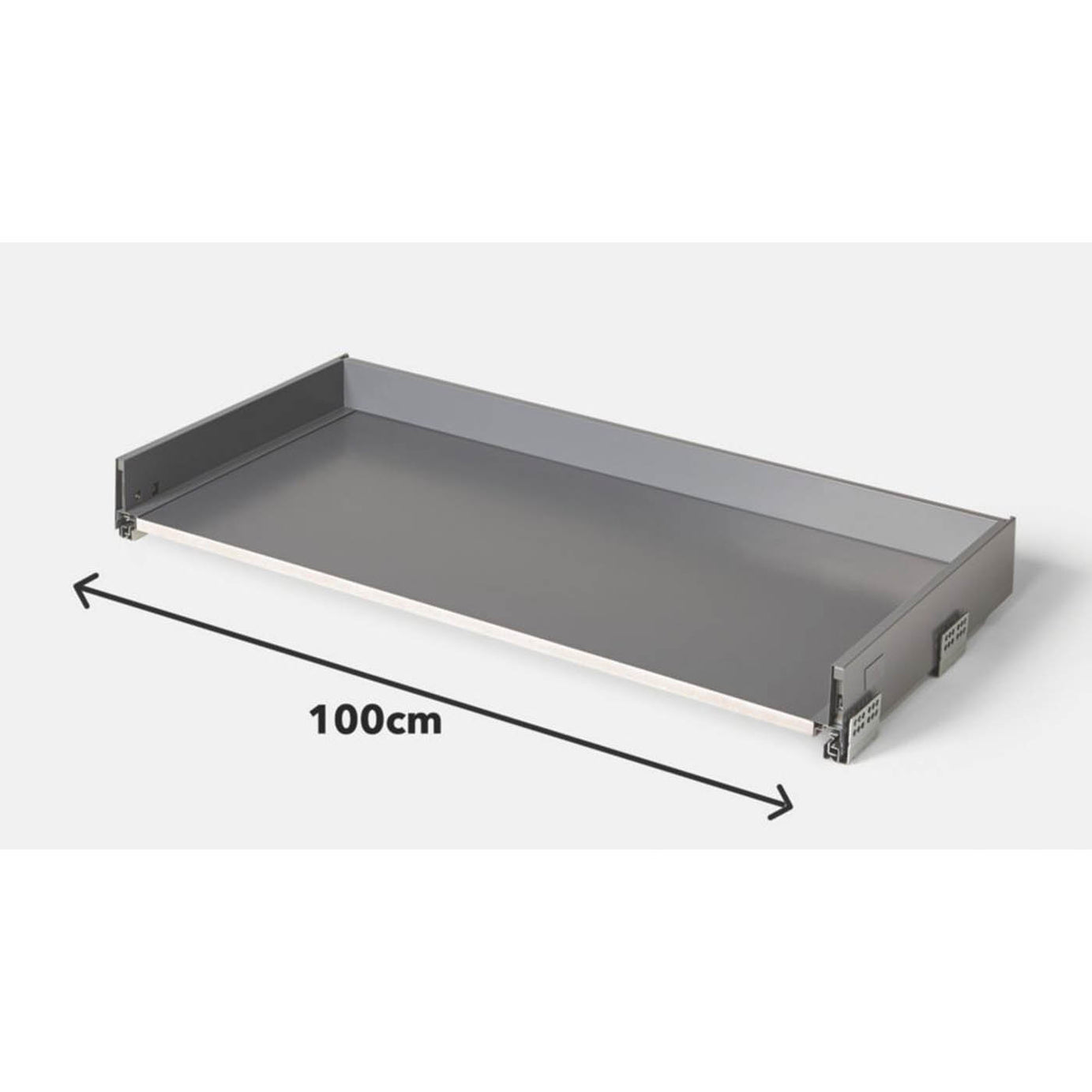 Essentials Soto Standard Drawer Box Matt Grey 1000mm - Image 3