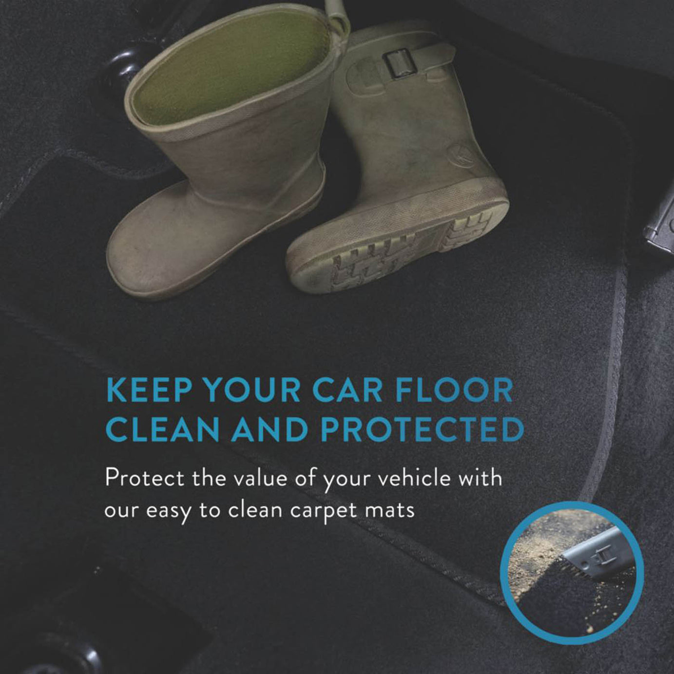 Car Mat Co. Floor Mats 2 Piece Set Carpet Rubber For Citroen Berlingo 2008-2018 - Image 5