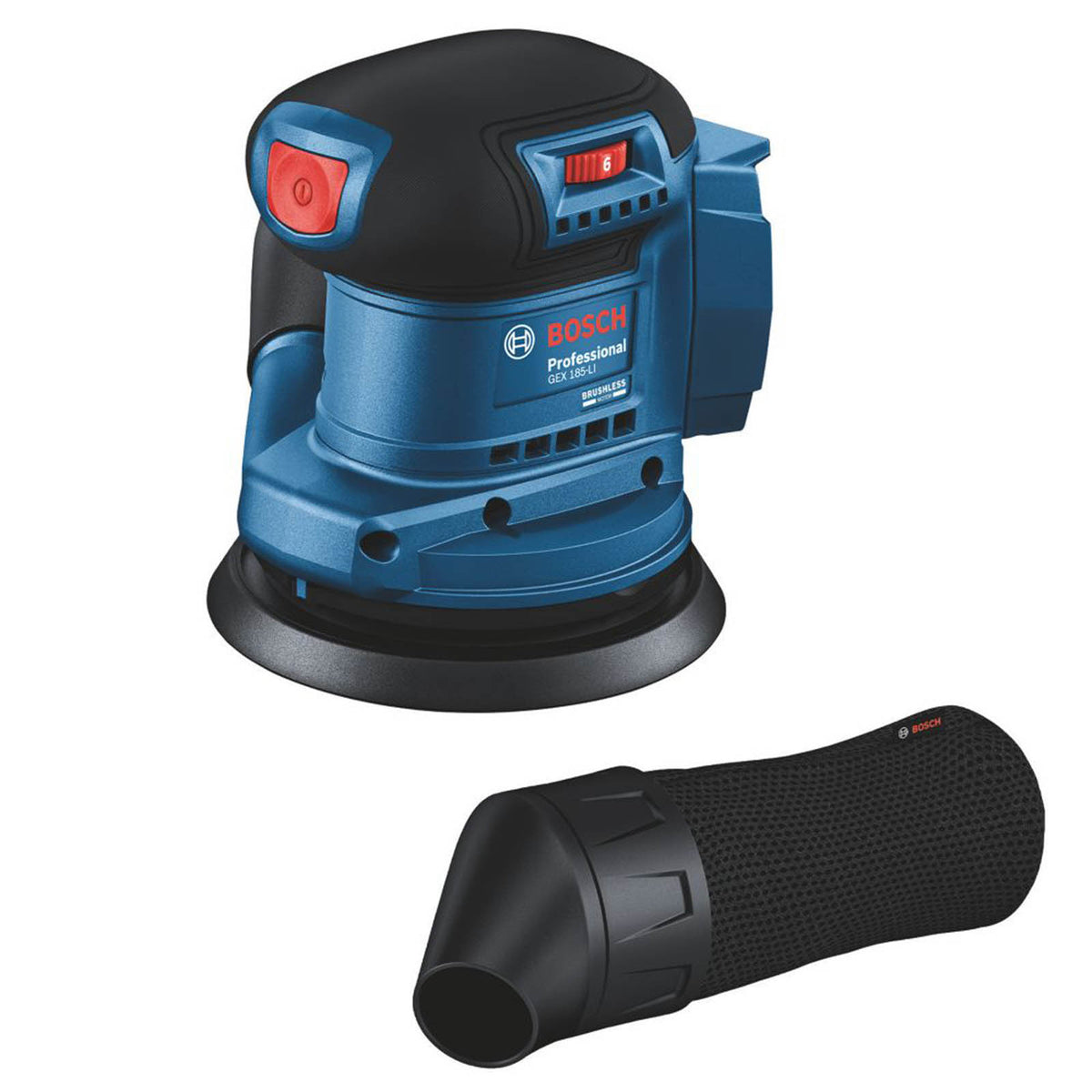 Bosch Random Orbital Sander Cordless 18V Li-Ion GEX185-LI Brushless Body Only - Image 1