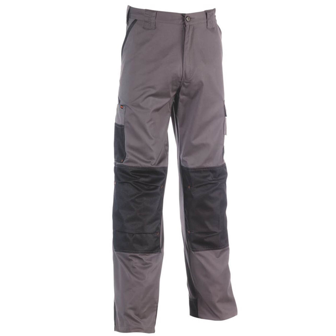 Herock Mens Work Trousers 7 Pockets Grey Black Breathable Comfortable 30"W 32"L - Image 1