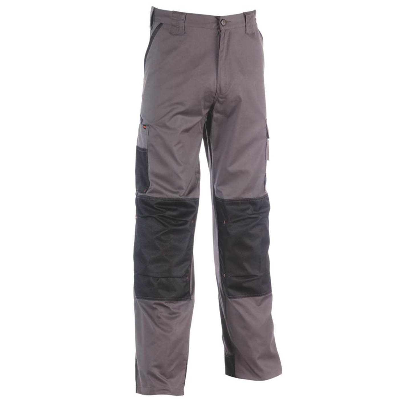 Herock Mens Work Trousers 7 Pockets Grey Black Breathable Comfortable 30"W 32"L - Image 1