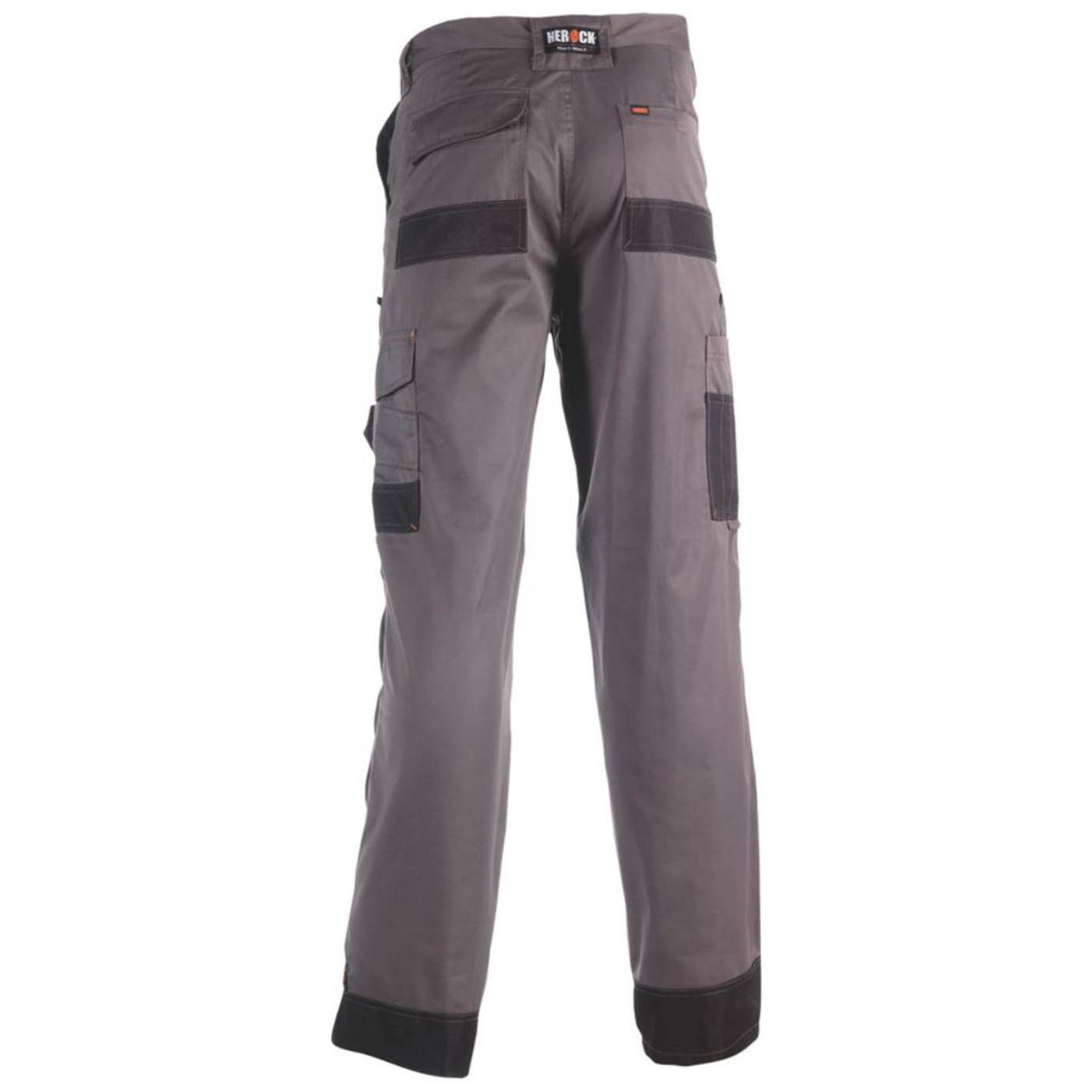 Herock Mens Work Trousers 7 Pockets Grey Black Breathable Comfortable 30"W 32"L - Image 2