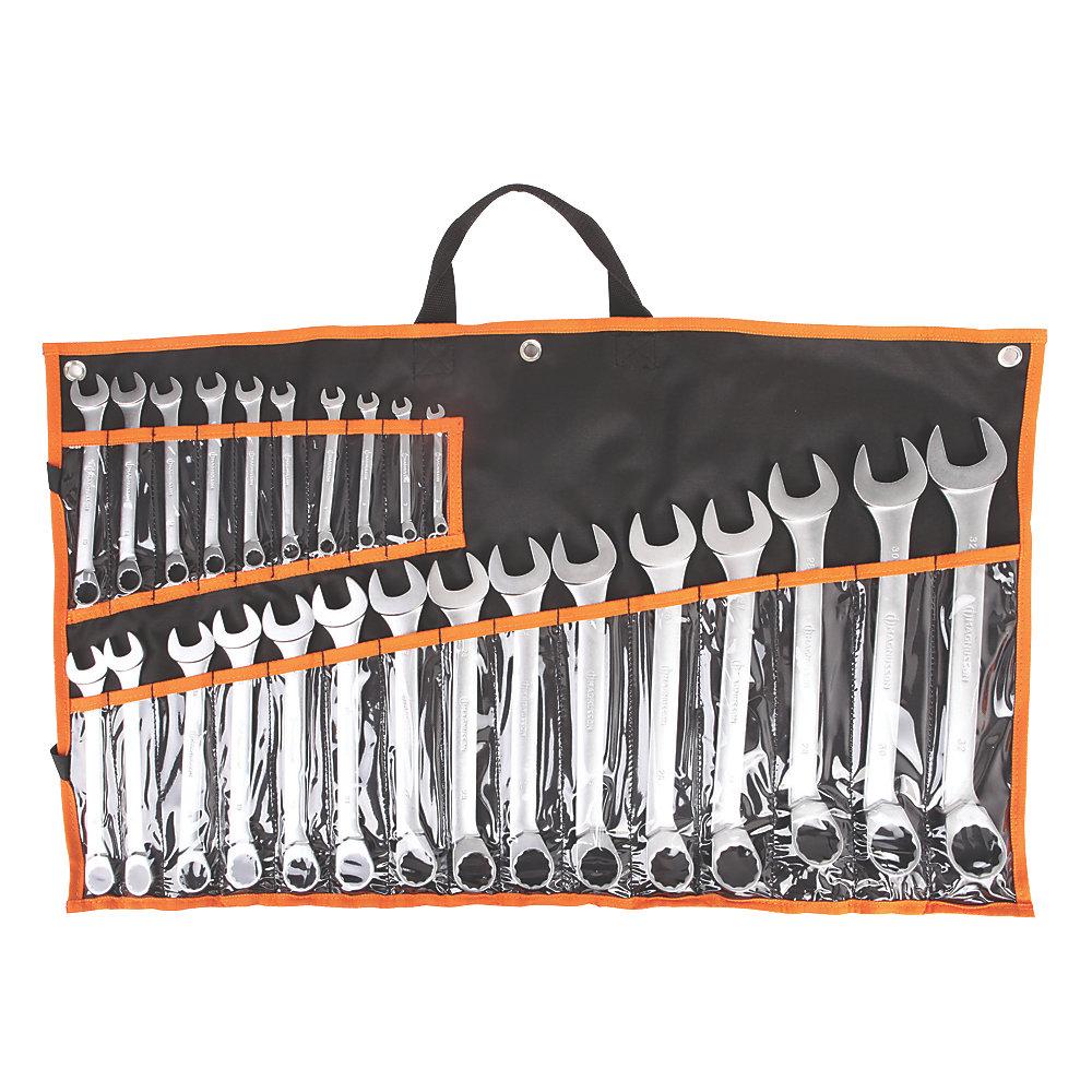 Magnusson Combination Spanner Set 25 Pcs Hardened Tempered Corrosion-Resistant - Image 1