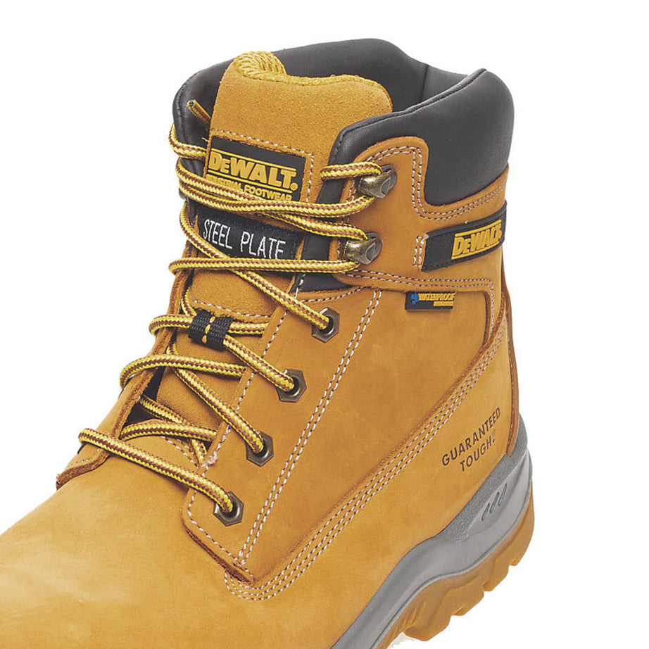 DeWalt Safety Boots Mens Wide Fit Honey Waterproof Work Shoes Steel Toe Size 10 - Image 6