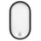 Outdoor LED Wall Ceiling Bulkhead Light Oval With PIR Sensor Oval Black 1100lm - Image 4