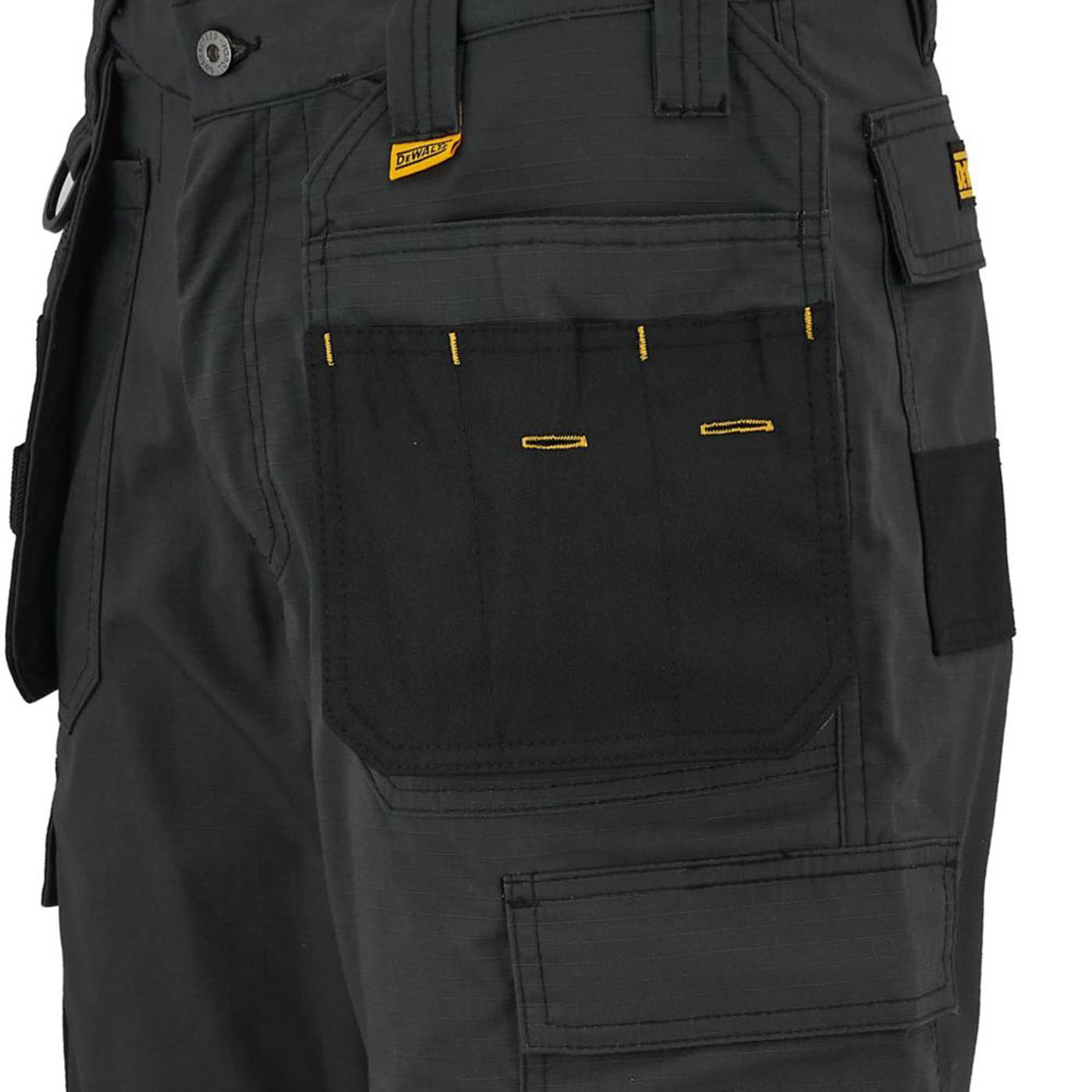 DeWalt Work Shorts Mens Grey Stretch Breathable Multi Pockets Cargo 32W - Image 3