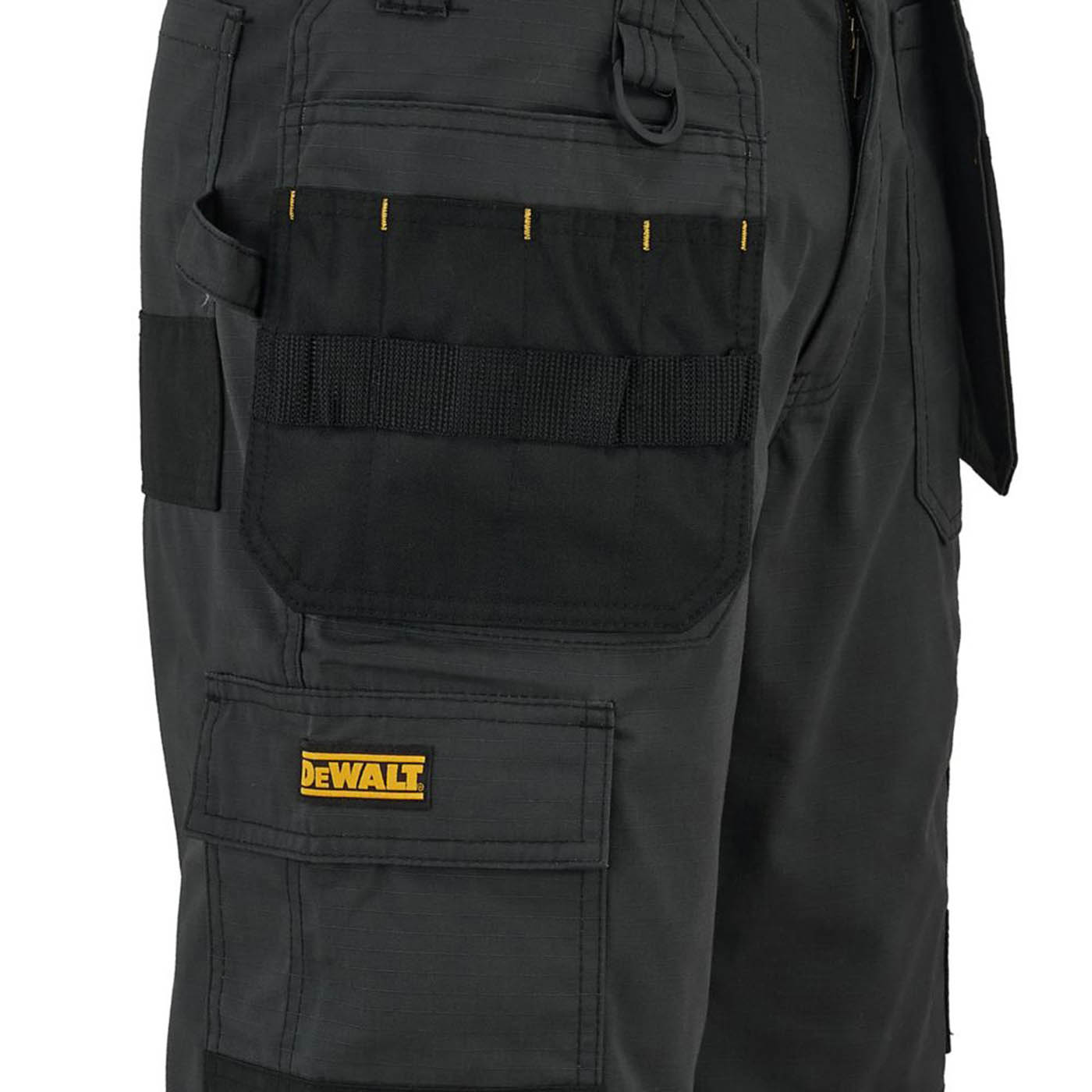 DeWalt Work Shorts Mens Grey Stretch Breathable Multi Pockets Cargo 32W - Image 4