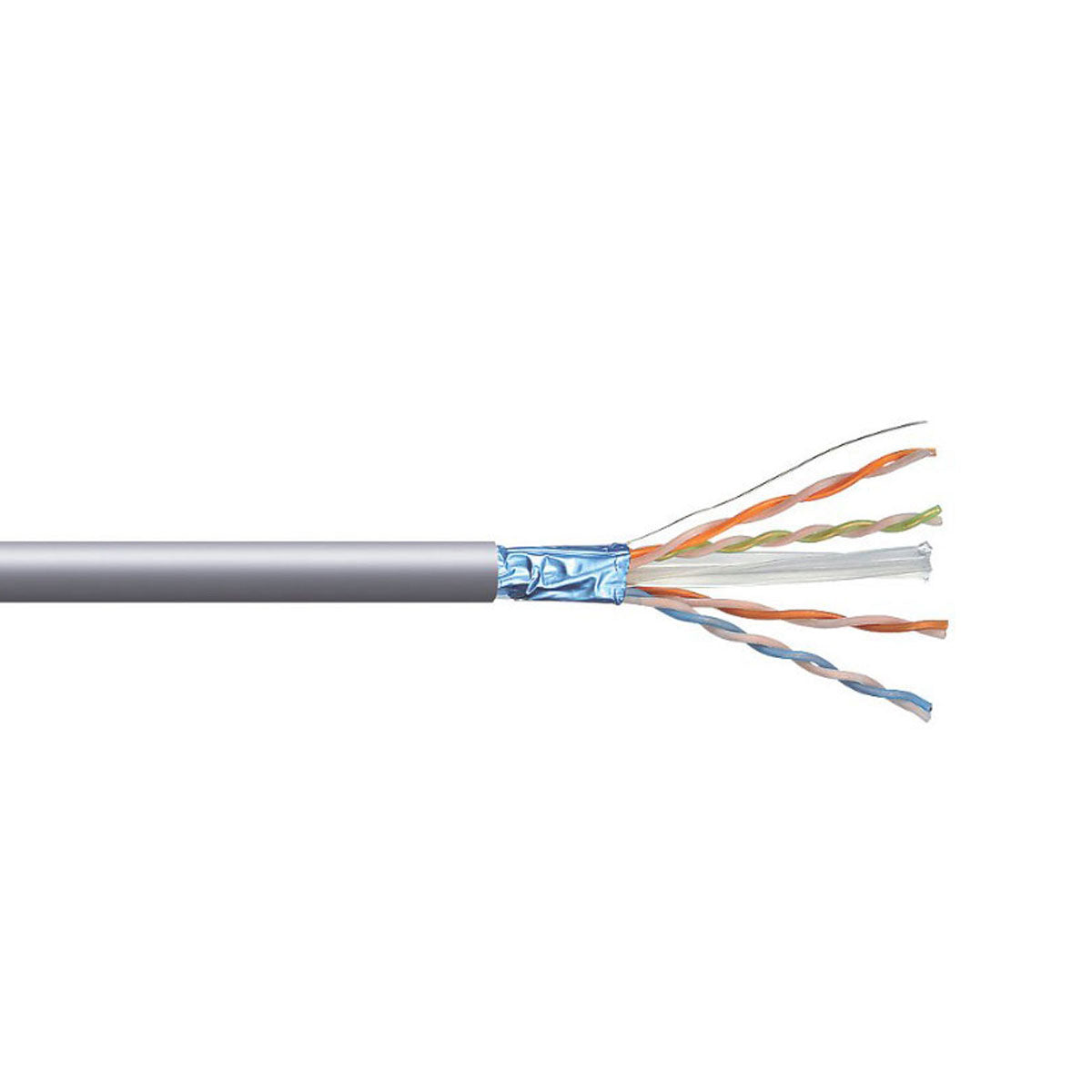 Nexans Data Cable 8-core Ethernet 305m Grey Cat 6 F/UTP LSZH PVC Sheathed Cable - Image 2