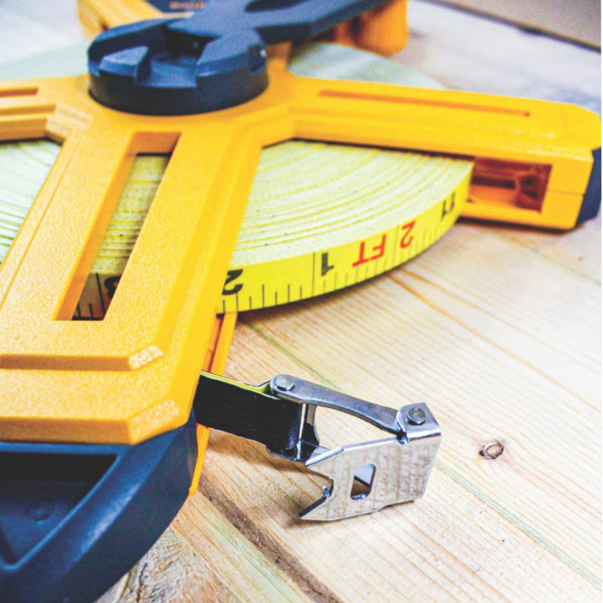 Komelon Tape Measure Fibreglass True Zero Hook Abrasion Resistant Heavy Duty 50m - Image 5