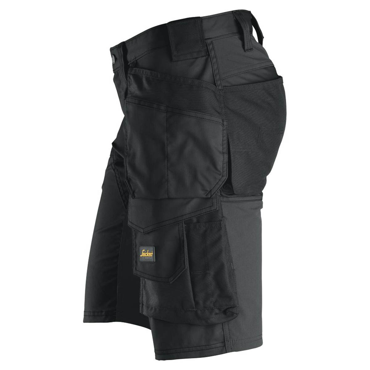 Snickers Work Shorts 16 Pockets Black 6141 Slim Fit Stretch Breathable 33" W - Image 5