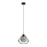 Eglo Pendant Ceiling Light Single Cage Steel Black Smoked Industrial Adjustable - Image 3