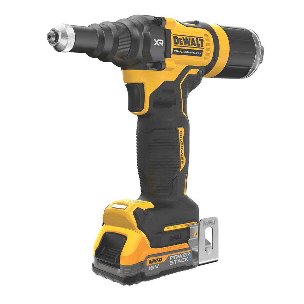 DEWALT Riveter Cordless DCF403E1T-GB Brushless 18V 1 x 1.7Ah Li-Ion PowerStack - Image 2