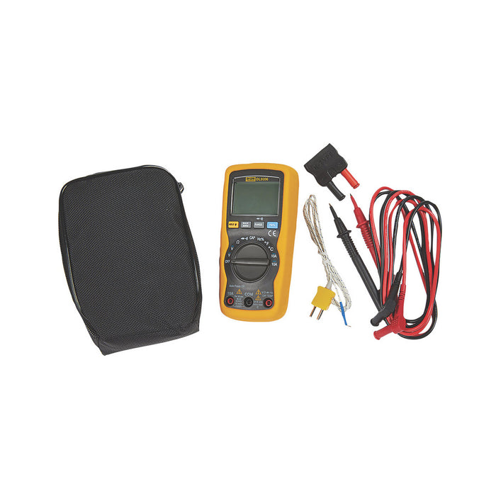 Di-Log Digital Multimeter DL9206 Compact 1000V up to 750C 10-4000µF 70x150x48mm - Image 1